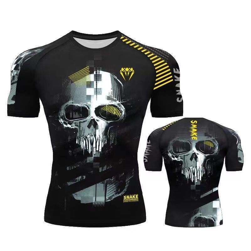 UFC Connor McGregor Manica Corta MMA Allenamento Combattimento Sanda Tuta T-Shirt