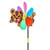 Six Colors Three-dimensional Windmill Cartoon Children Toys Home Garden Decoration Wind Spinner Whirligig Yard Decor