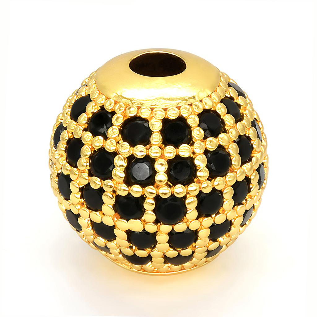 5 Stück Messingperlen Schmuckherstellung Strassbesetzt Zirkon Abstandshalterperlen 6-10mm für Charms Halskette Armband DIY