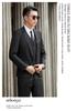 Dreiteiliger Anzug im koreanischen Stil für Herren, Slim Fit - Business-, Freizeit-, Hochzeits- oder Arbeitskleidung für Trauzeugen.