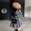 Borsa quadrata piccola alla moda per bambini, Borsa a tracolla piccola con catena Xiangfeng, Accessorio per bambini stile principessa, Portamonete