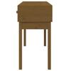 Console Table Honey Brown 114 X 40 X 75 Cm Solid Pine Wood