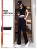 Girls' Summer 2024 Ice Silk Casual Sports Pants: Loose Straight-Leg Chiffon for Middle & High School Students