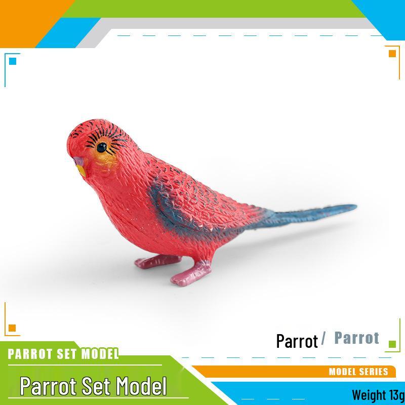 Cross-border Bird Model: Children's Budgerigar & Cockatiel Desktop Decor