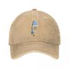 Argentina Flag Sun Men Women Baseball Caps Distressed Denim Washed Caps Hat Vintage Outdoor Activities Adjustable Snapback Cap