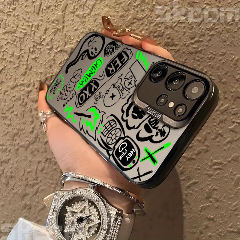 Street Classic Graffiti Print Case For Samsung Galaxy S20 S21 S22 S23 S24 S25 Ultra Plus FE A55 A54 A15 A35 A34 A35 A53 Cover