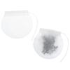 100Pcs White Round Tea Bags Empty Filter Paper Teabags With String For Herb Tea