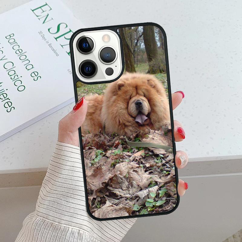 CHOW CHOW dog Art Print Phone Case For iPhone 17 Air 15 16 16e 14 13 Pro Max Coque 12 11 Pro Max PLUS fundas cover
