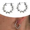 Unkonventionelle Ohrringe mit Dorn-Design Metall Bequeme Passform Modeschmuck für stilvolle Outfits