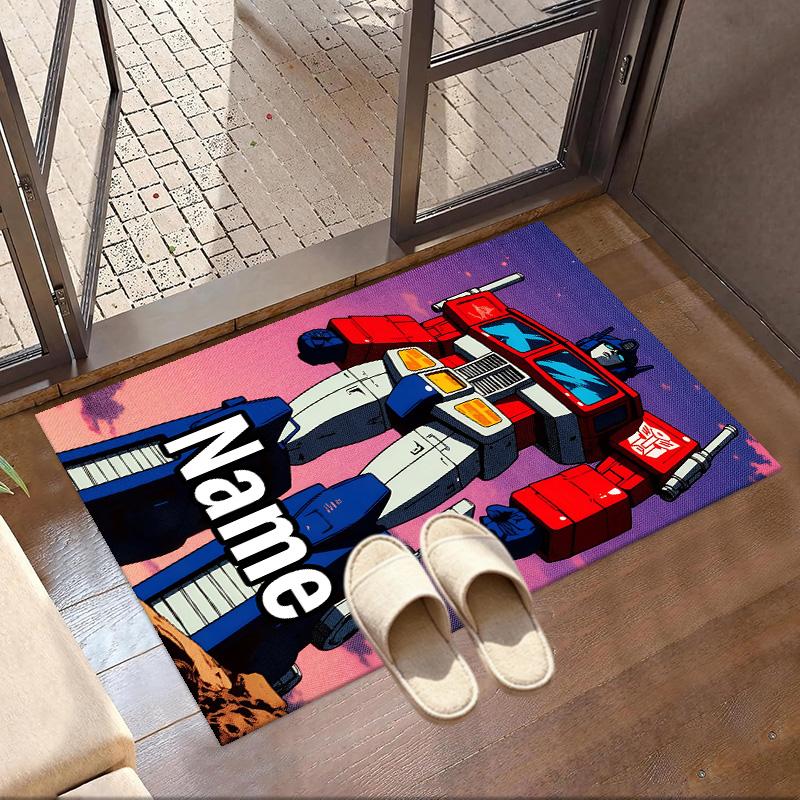 Tappeto Personalizzato con Stampa Transformers, Tappeto Versatile per Arredo Casa, per Sala Giochi, Appartamento, Balcone, Ingresso, Corridoio Regalo