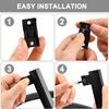 Multipurpose Bendable Ceiling Curtain Track Rails Kits 3/4/5Meter with Smooth Hook and Rollers Set for Home Decors