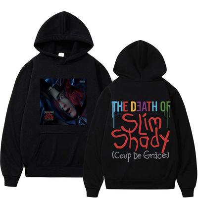 Beperkte Eminem The Death of Slim Shady Hoodies Heren Mode Geprinte Hoodie Casual Sweatshirt Hoodie Harajuku Herenhoodie Kleding