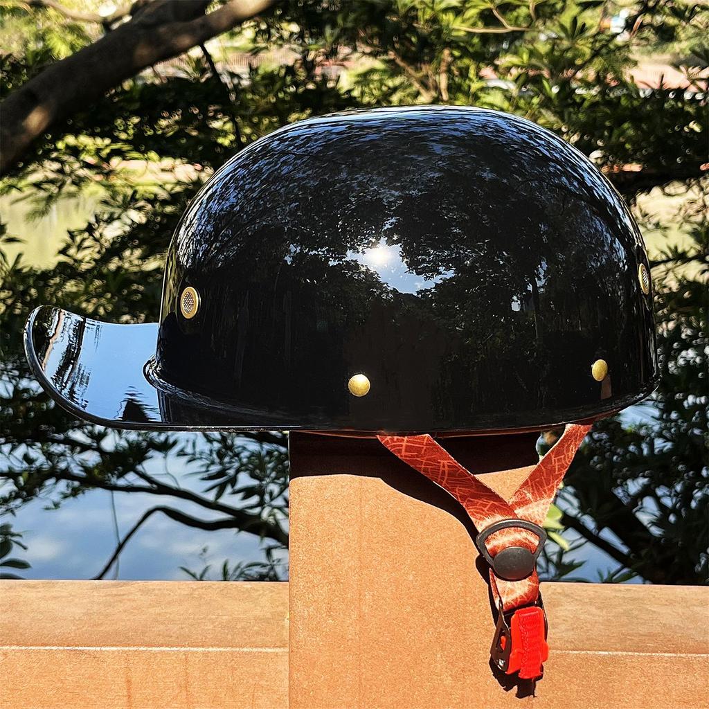 Half Helmet Retro Motorcycle Helmet Electric Men's Scooter Electric Car Hard Hat Riding