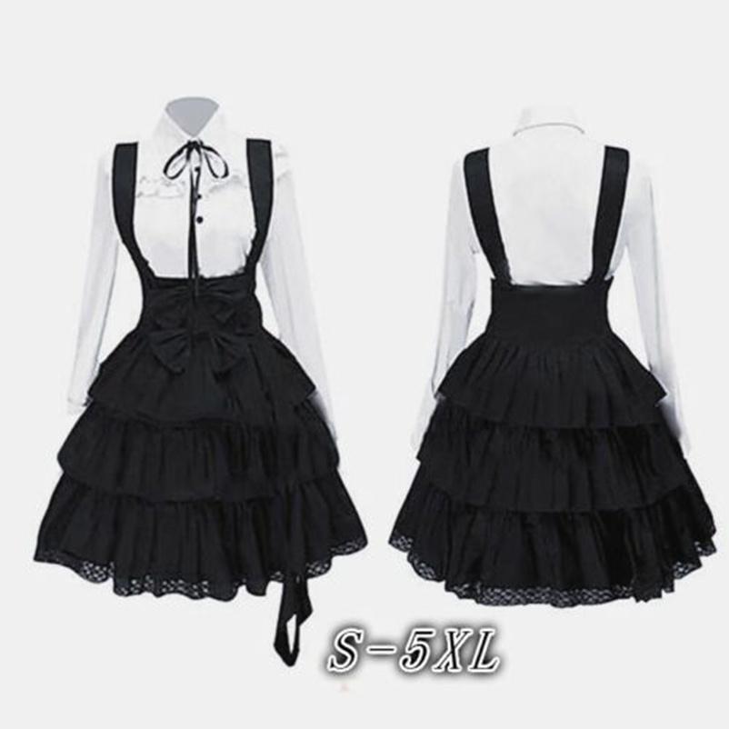 Vintage Inspired Women's Classic Lolita Dress With Knee Length Elegance For Cosplay