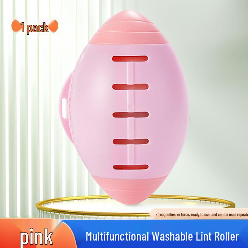 

Washable Lint Roller & De-pilling Device for Clothes and Dust Removal розовый
