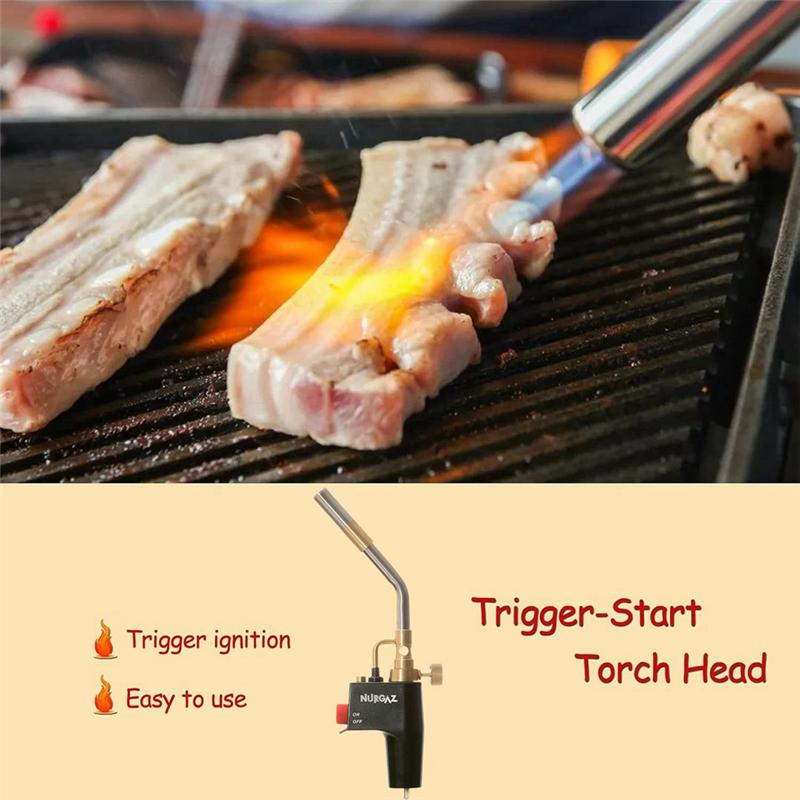 2025 Trend NURGAZ High Intensity Flame Welding Tools, Propane Gas Welding Kit For Light Welding, Soldering, Brazing, Heating