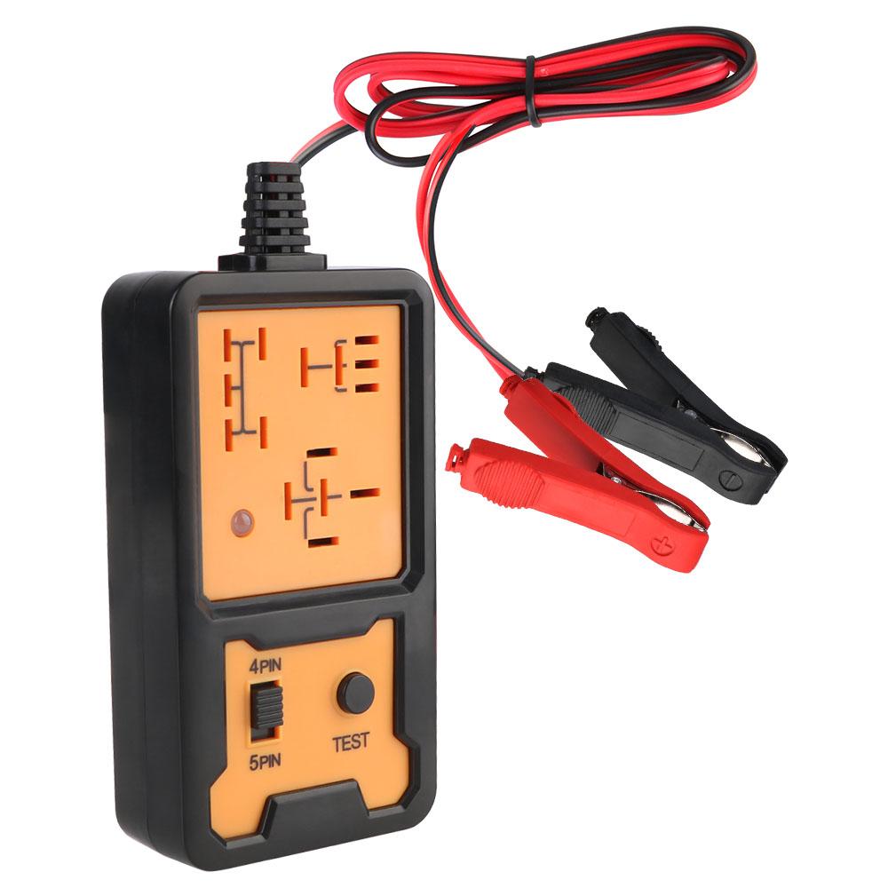 4/5Pin Diagnostic Tools For Car Relay Test Tools 12V Battery Tester LED Indicator Light Checker Automotive Electronic Device