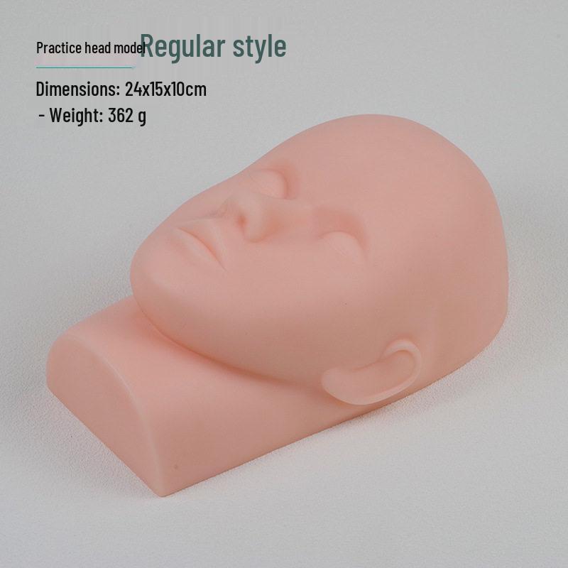 Nail Art & Eyelash Extension Mannequin Head - Beauty Tool for Beginners