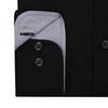 Countess Mara Stretch Snap Collar Black Long Sleeve Shirt Cdcz1b5302k0