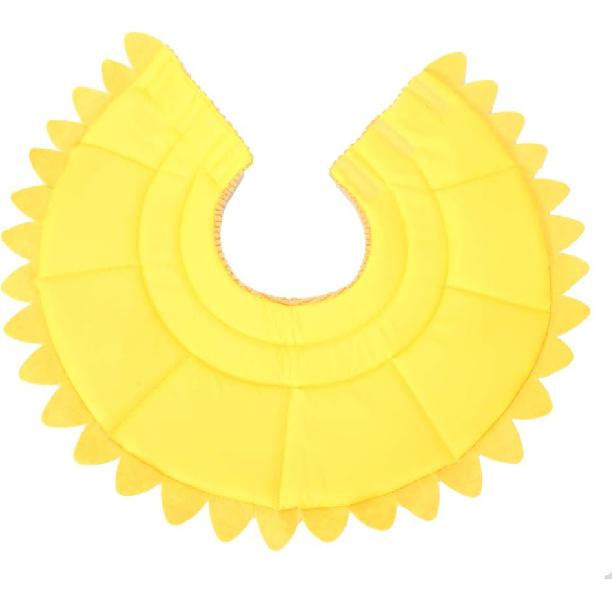 Cat Recovery Collar, Cute Sun Flower Soft Cat Cone Cones Elizabethan Collar for Dog Cat Kitten After Surgery, Wound Healing(S)