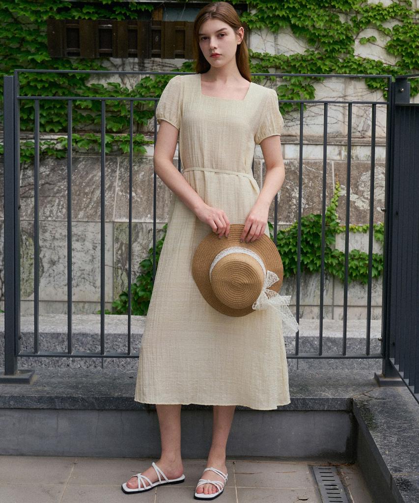 SLOWLOLLI Pure Summer Dress_2 Colors
