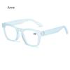 Fashion Elliptic Glasses New Women Anti-Blue Light Computer Eyewear Big Student Reading Eyeglasses Frame Diopters +1.0+4.0