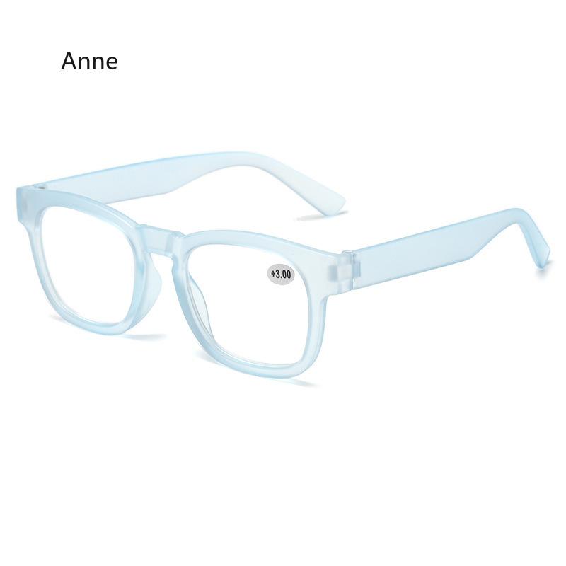 Fashion Elliptic Glasses New Women Anti-Blue Light Computer Eyewear Big Student Reading Eyeglasses Frame Diopters +1.0+4.0
