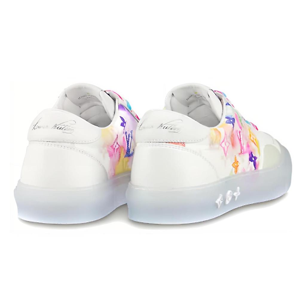 Louis Vuitton Ollie Sneakers 'White With Colorful Monogram' 1A8SGT