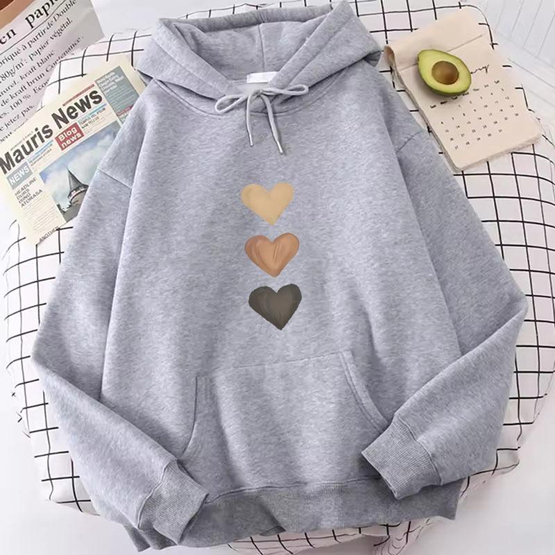 Casual Love Heart Print Hoodies Spring Autumn Winter Casual Hoodies Sweatshirts Men Women Graphic Hoodie Sweatshirt