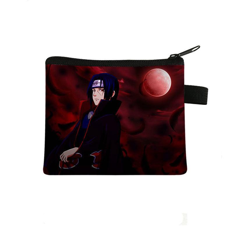 Cute Bag Naruto Children'S Change Bag, Male And Female Students' Simple Card Bag, Middle School Student Zipper Storage Bag Batch
