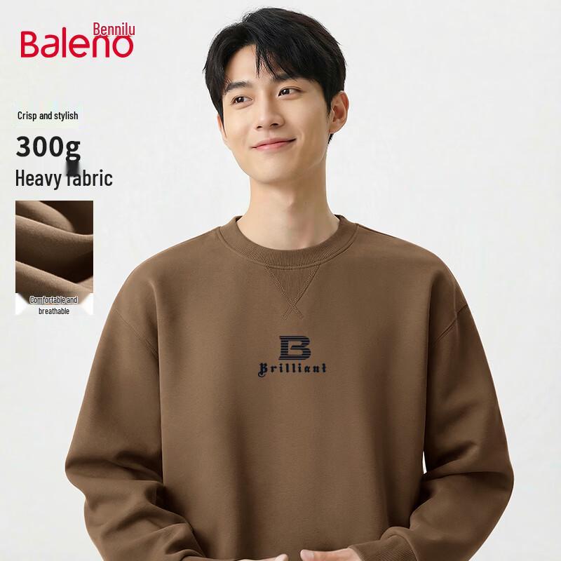 

Baleno Men s Spring Casual Long Sleeve Crewneck Sweatshirt 5XL