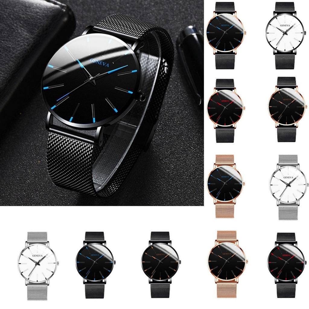 Mens Leather Business Fashion Watch Strap Watch For Gift Giving