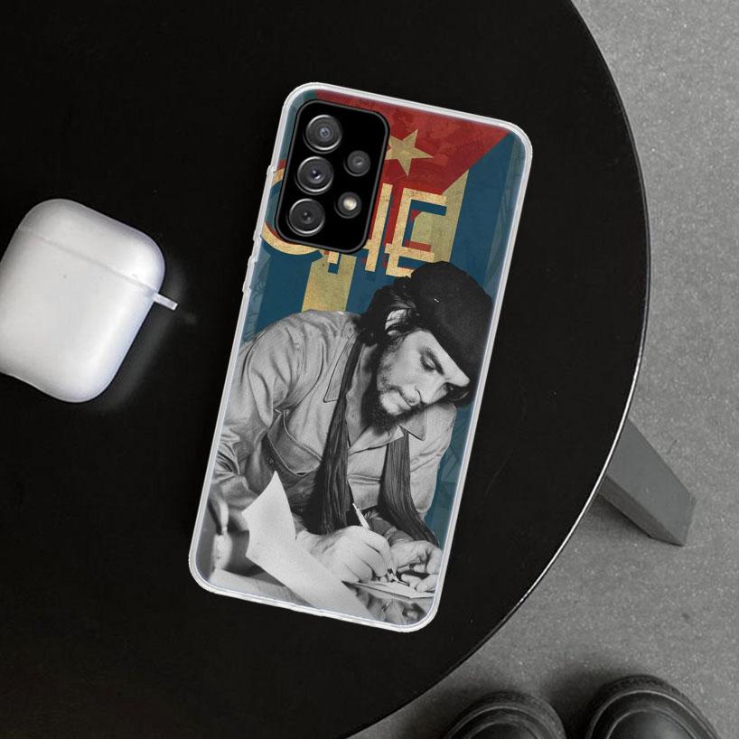 Che Guevara Cigarett Phone Case for Samsung Galaxy A17 A16 A26 A36 A56 A57 A37 A15 A25 A35 A55 A14 A24 A34 A54 A13 A23 A33 A53 G