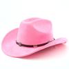 Classic Western Cowboy Hat High Quality Top Hat European and American Knight Hat Men's and Women's Fashion Versatile Sunshade Sunscreen Hat