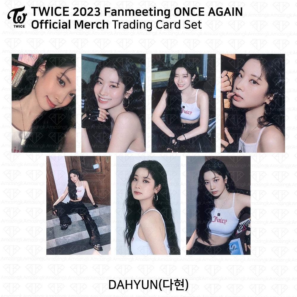 

TWICE 8-летие ONCE AGAIN Фан-встреча Всплывающая карточка с коллекционной карточкой MD Dahyun - Full Set (7pcs)