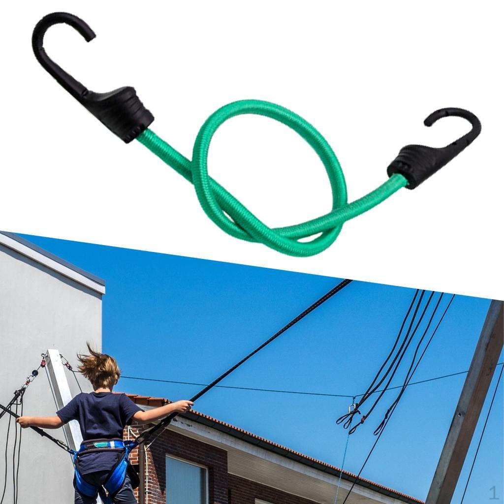 Bicycle Bungee Cord Cargo Rack with Hooks Portable Elastic Band Strap Luggage Carrier
