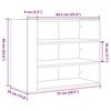 VidaXL Armoire murale blanc 75x35x60 cm bois d'ingénierie, armoire suspendue, placard mural, armoire de salle de bain 848416