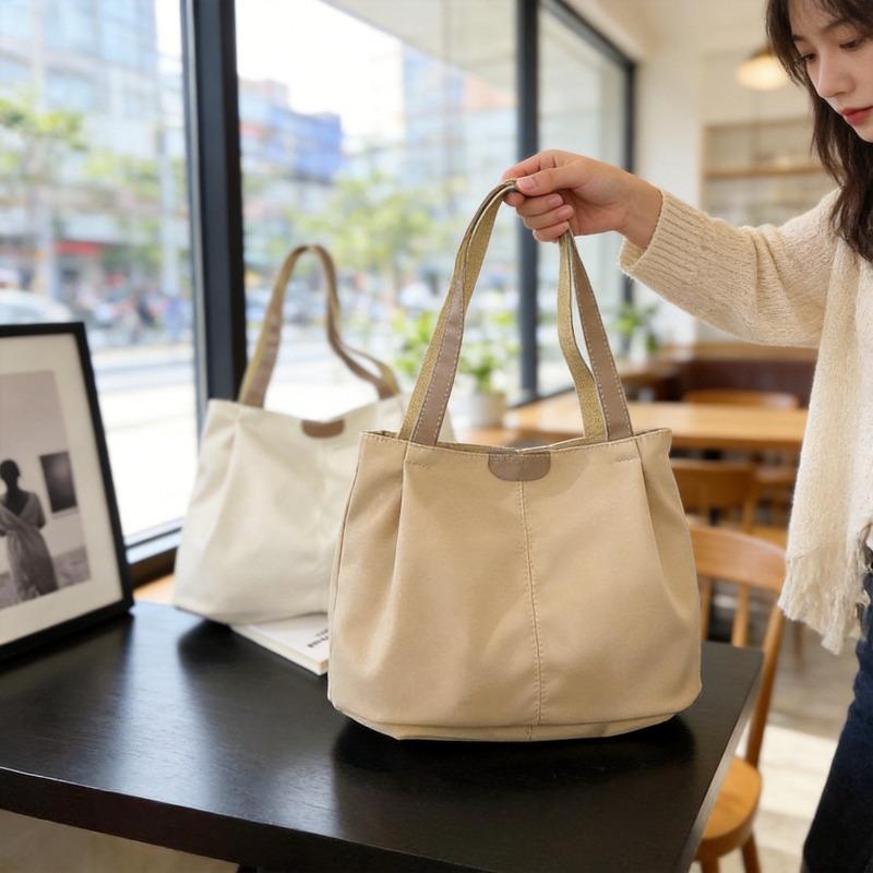 Autumn nylon lazy wind tote bag polyester durable Korean large-capacity shopping bag shoulder bag