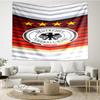 1 Stück Deutscher Fußball-Emblem Gedruckte Wandteppich Raumdekoration Wandbehang für Wohnzimmer Schlafzimmer, Studentenwohnheim, Geburtstags- und Weihnachtsgeschenke