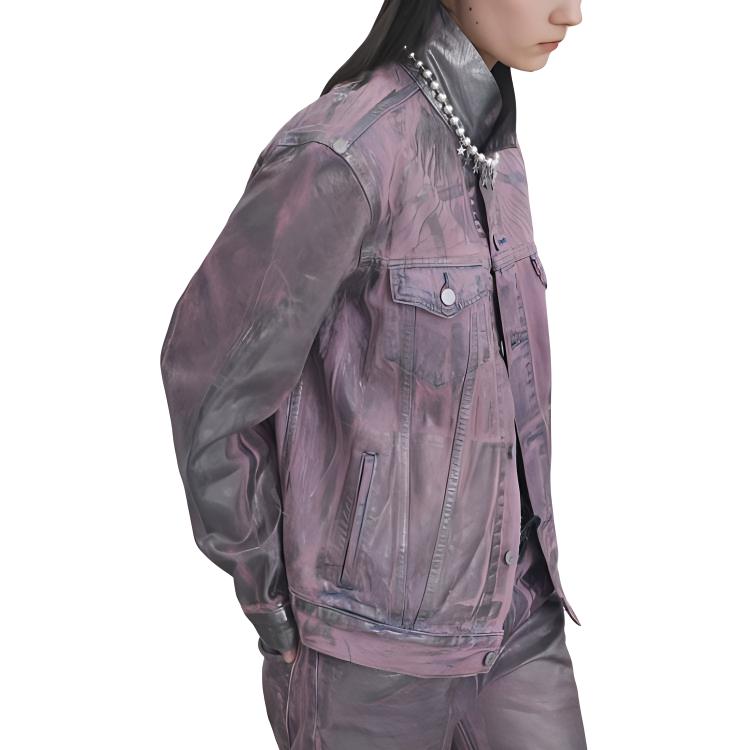 Levis Solid Color Button-Up Multi-Pocket Vintage Work Jacket Men Jacket 72334-0747