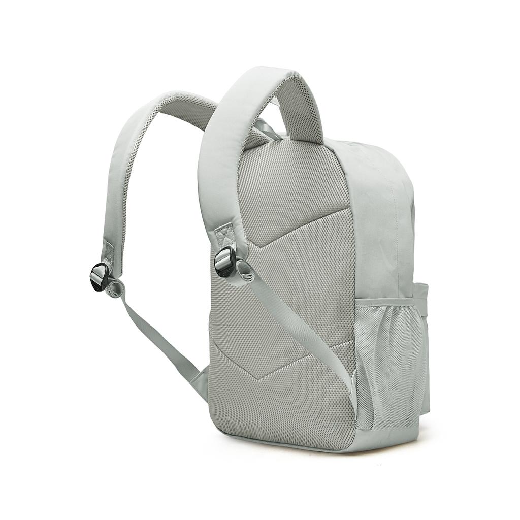 Skechers 18L Brand Logo Zipper Closure Fabric Backpack Unisex Backpack Moon-Gray L324U163-00MV
