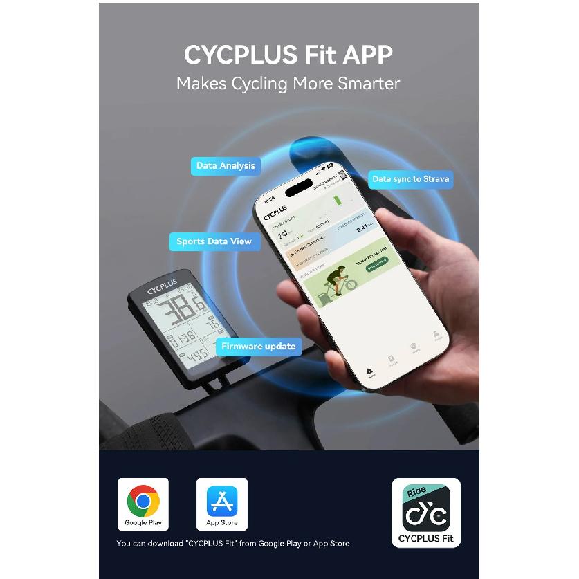 CYCPLUS M3 Cycling Bike Computer GPS Bicycle Computer Wireless ANT+ BLE 5.0 Waterproof Speedometer Bikes Cyclocomputer
