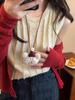 Collana gatto retrò: Dolce Fascino Infantile in una Semplice ed Elegante Catena Clavicolare