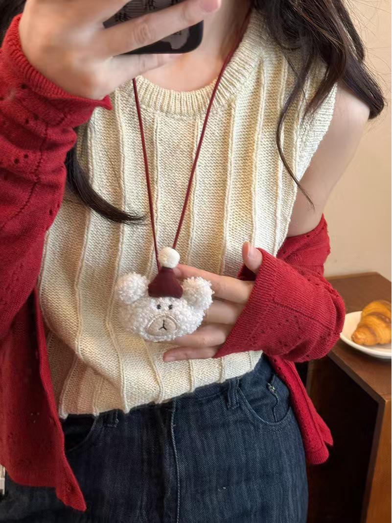 

Ожерелье в виде ретро-кошки: Милое, Детское Обаяние в Простой, Стильной Ключичной Цепочке