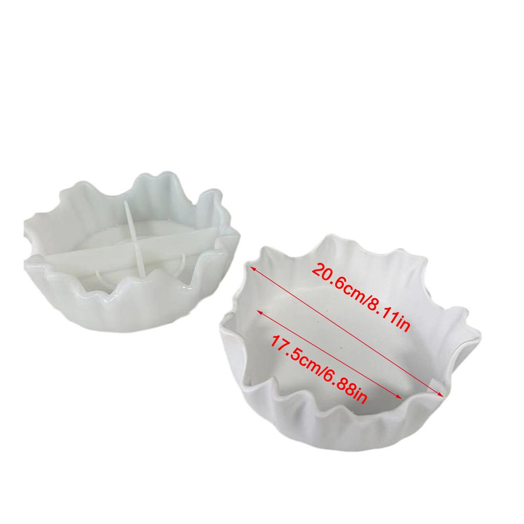 Große Unregelmäßige Stabile Silikonharzform für Epoxidgüsse Schmuckschalen Tablett Herstellung Kreative Bastelbedarf Projekte