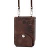 Custodia Borsa a Tracolla con Cordino Portafoglio Slot Carte Fiori Goffrati in Pelle per Samsung Galaxy Z Flip 7 6 5 4 Flip5 Flip4 5G Cover Bag Fundas