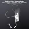 Storage Hook Hanger Self Adhesive Hook Adjustable Wall Rack Kitchen Bathroom