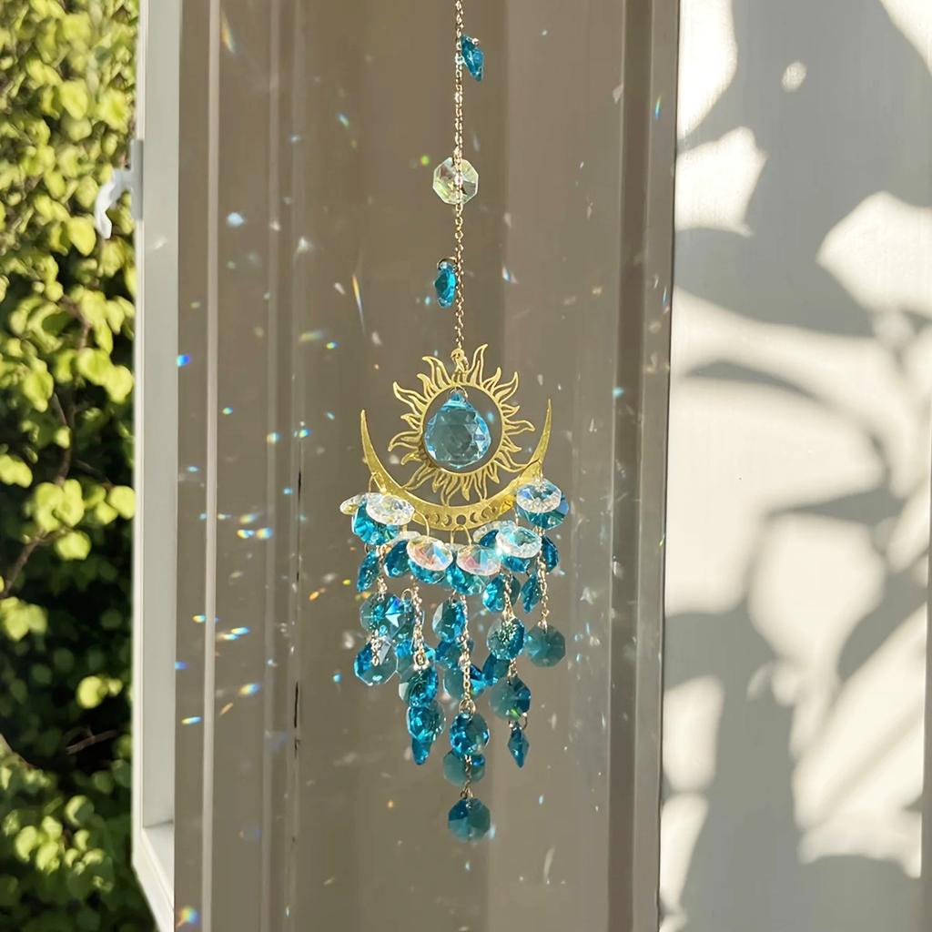 1 Stück schönes Kristall-Ornament, geeignet für Balkondekoration, Gartengestaltung, Schaufensterdekoration und viele andere Anlässe - Ideales Geschenk für Ch