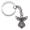 Angel Wings Feathers Heavenly Keychain for Girls Hot Sale Streetwear Bridesmaid Gift Retro Phone Charm
