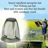 1PCS Breathable Sun Head Net Insect Proof Face Cover For Out Fishing Camping Hiking Mosquito Bee Protection Men Women Foldable